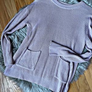 LAVENDAR KNIT SWEATER